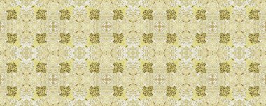 Kabile Geometrik Desenli Boya. Altın Taç Altın Kızılderili Mozaik dokusu. Lüks Etnik Batik Ikat. Endonezya Geometrik Çiçeği Boho. İspanyol süsü Batik. Altın Arabesk Etnik Zemin.