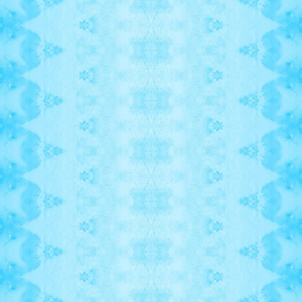 Beyaz Etnik Batik Beyaz Bohem Zag Mavi Boyalı Tekstil Gökyüzü — Stok fotoğraf