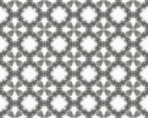 Gray Indian Rustic Pattern Gray Floral Floor Morocco Ornament Drawing — 图库照片