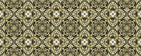 Abstract Geometric Flower Boho Lisbon Geometric Flower Gold Floral Floor — Stockfoto