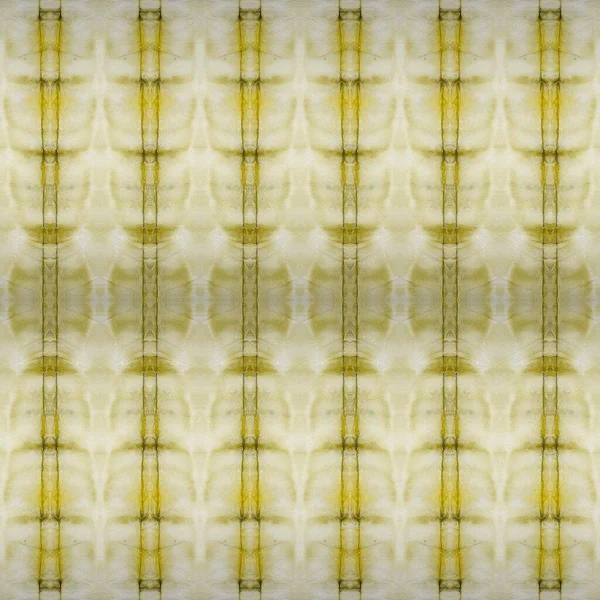 Золотий Гео Бруш Золотий Батік Жовтий Геометричний Візерунок Грей Бохо — стокове фото