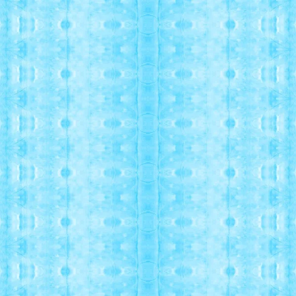 Nuvem Boho Tie Dye Azure Boho Aquarela Textura Azul Imprimir — Fotografia de Stock