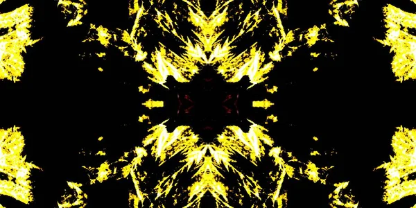 ブロンズブラシシルク グロータイダイテクスチャ ラフな水彩水墨画 炎の伝統的な染め 夜の抽象アクエラレ 空間ブラシ付きテクスチャ ゴールドダーティウォーターカラー 黒の装飾タイル — ストック写真