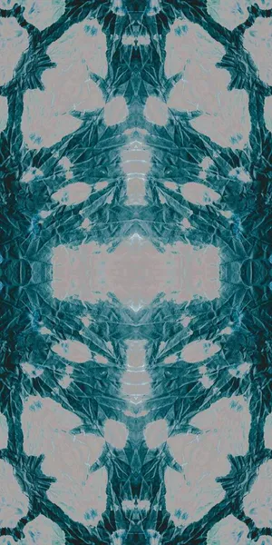 Fehér Művészi Nyakkendő Festék Égbolt Végtelen Díszítés Kék Piszkos Művészet — Stock Fotó