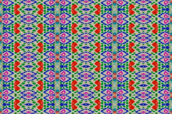 Geo Stroke Textura Geométrica Color Patchwork Boho Multicolor Cepillo Repetitivo — Foto de Stock