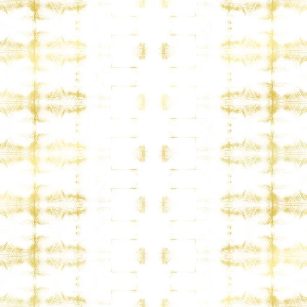 Cepillo Amarillo Textil Teñido Oro Bohemian Stripe Zig Blanco Boho — Foto de Stock