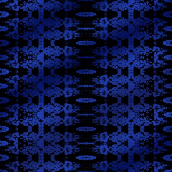 デニムジオブラシ 科学印刷物 ダーク ブラックボホテキスタイル 青の部族ペイント 黒死病の略 ブルー柄プリント ブラック ボヘミアン 幾何学ストライプ — ストック写真