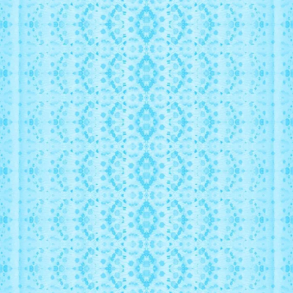 天空Geo Batik 水染色水彩画 白色波希米亚图案 蓝色的民族刷 云彩染红了 白色几何图形 Cyan Geo Tie — 图库照片