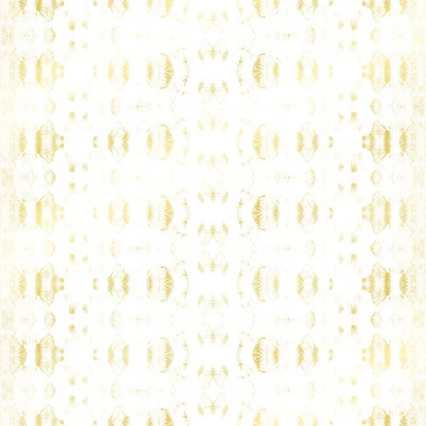 White Bohemian Zag Luxury Hand Stripe Gold Dyed Zig Zag — Foto Stock