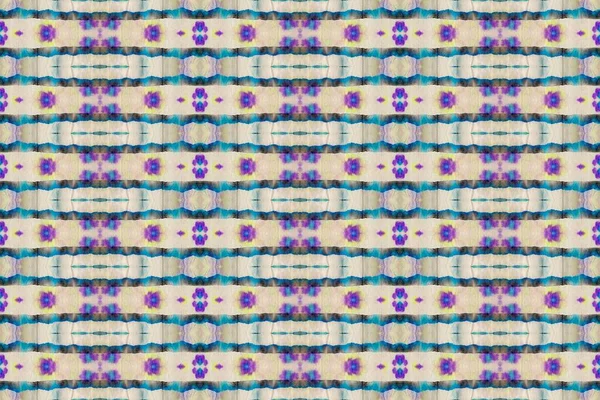 Kolorowe Kolorowe Streszczenie Szczotka Geo Kolorowy Odcisk Krawata Etniczny Batik — Zdjęcie stockowe