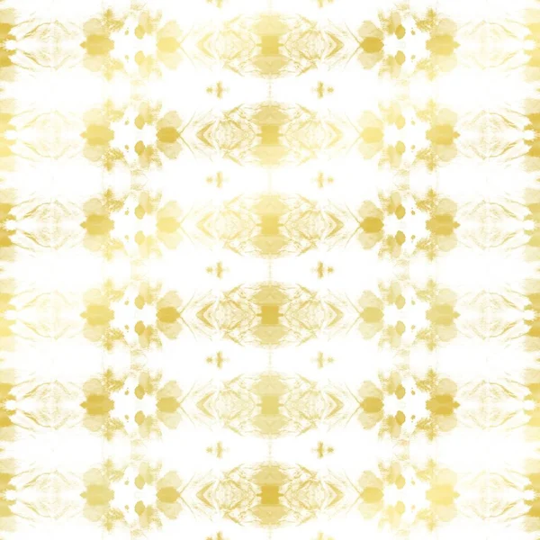 Yellow Hand Abstract White Boho Textile Geometric Pattern Zig White — Stock Photo, Image