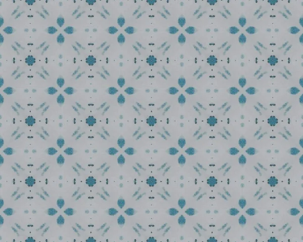 Blue American Ethnic Floor Oriental Geométrico Batik Ikat Suelo Patrón —  Fotos de Stock