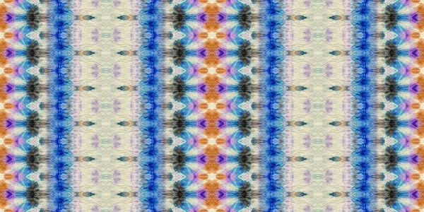 Pincel Tribal Spray Tradicional Boho Batik Colorido Geo Abstract Geo — Fotografia de Stock