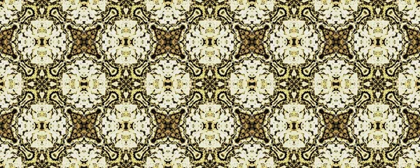 Gold Ethnic Boho Gold Tribal Floral Texture Portuguese Geometric Batik — Stockfoto