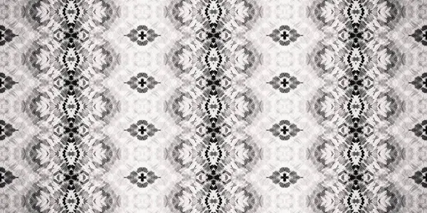 White Dyed Abstrakt Szary Geometryczny Spray Szary Etniczny Batik Szary — Zdjęcie stockowe