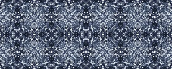 Tribal Geometric Batik Floor Floral Branco Flor Boho Textura Floral — Fotografia de Stock
