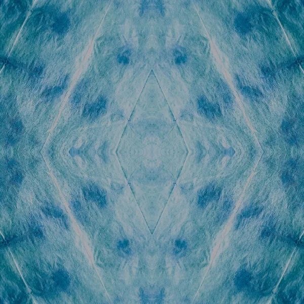Azureタイ染料テクスチャ クールエンドレス シェブロン ブルーラフダーティアート Canva Cyan Abstract Texture 自然のままの状態で死んだ 明るい輝きのペイント — ストック写真