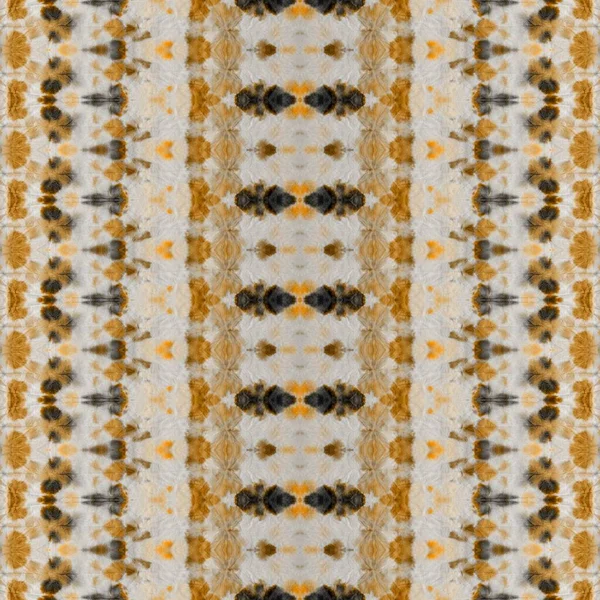 Yellow Geo Textile Bohemian Spray Tribal Brush Yellow Texture Batik — стоковое фото