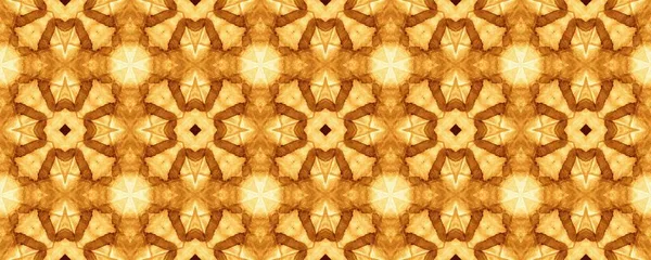 Yellow Western Mosaic Batik Naturaleza Lisboa Textura Sin Costura Pakistán — Foto de Stock