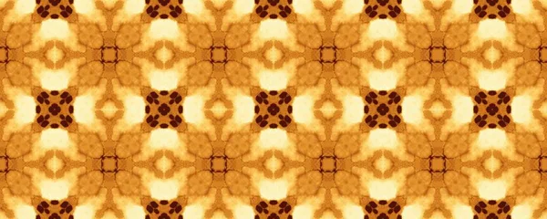 Brown Indian Mystic Design Американський Геометричний Принт Кава Spanish Geometric — стокове фото