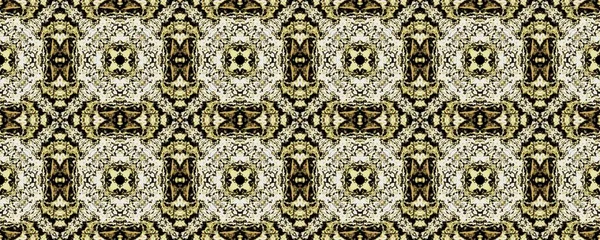 Altın Etnik Batik Ikat Altın Çiçekli Lizbon Geometrik Desenli Boyalar — Stok fotoğraf