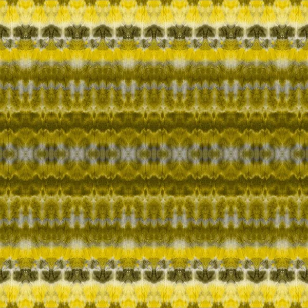 白染めブラシ グレーのボホーパターン 黄色の幾何学的抽象 地理的水彩画 灰色のボヘミアン 黄色の部族の印刷物 ゴールデン ストロークオレンジ 黄色のテクスチャバティック 金のイカット — ストック写真