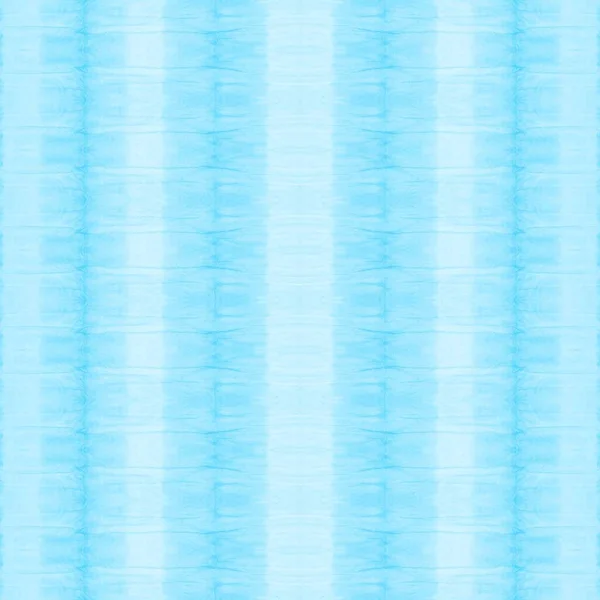 空染めブラシ Water Bohoの略 ホワイト ストライプ ブルー バティック 青い部族の印刷物 死海のテクスチャ 青い幾何学模様 — ストック写真