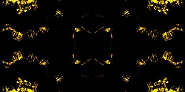 Kusursuz Soyut Altın. Siyah Parlak Kusursuz Tasarım. Eski siyah boya. Dot Duvar Kağıdı Doğal Leke. Altın sarısı tekrar. Sanat Dünyası Yazıcısı. Siyah Geometrik Sihir Konsepti. Mürekkep Materyal Desenini Ateş Et