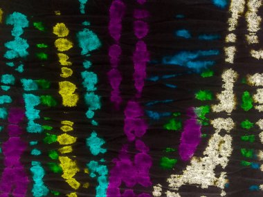 Boyalı Çizgi Gradyan Suluboya. Mavi çizgili Ikat deseni. Shibori Dot Deseni. Siyah kravat boyası, kravat izi. Çoklu Renkli Çizgili Keten Tasarımı. Çizgili suluboya dokusu. Boyama Efekti Dokusunu Bağla