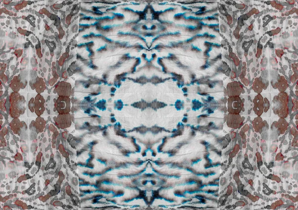 Geo Patchwork Acrylic Drip Блакитна Пляма Вошей Сіра Червона Текстура — стокове фото