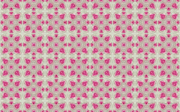Розовые Восточные Сельские Звезды Magenta Floral Banco Традиционная Геометрическая Печать — стоковое фото