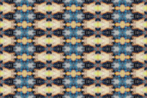 레인보우 바티크 Dyed Batik 무늬가 텍스처 인쇄소 다색의 보헤미아 스트로크 — 스톡 사진