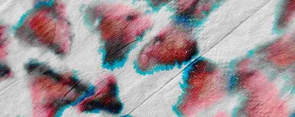 Red Blue Abstract Spot Concept Moderne Aquarelle Pastel Floral Hand — Photo