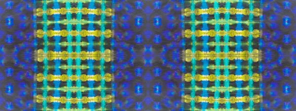 Subtiele Aquarelstreep Textuur Inkt Creative Abstract Patch Neon Naadloze Mark — Stockfoto