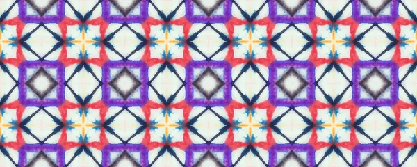 Plancher Fleurs Géométriques Portugaises Tribal Mosaic Geo Flower Arabe Géométrique — Photo