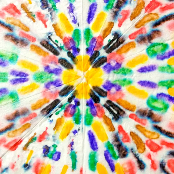Boyalı Çizgi Gradyan Suluboya Kravat Boyası Tasarımı Çok Renkli Çizgili — Stok fotoğraf