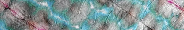 Акварель Голубого Цвета Серо Полосатый Акварель Многоцветная Шибори Dip Path — стоковое фото