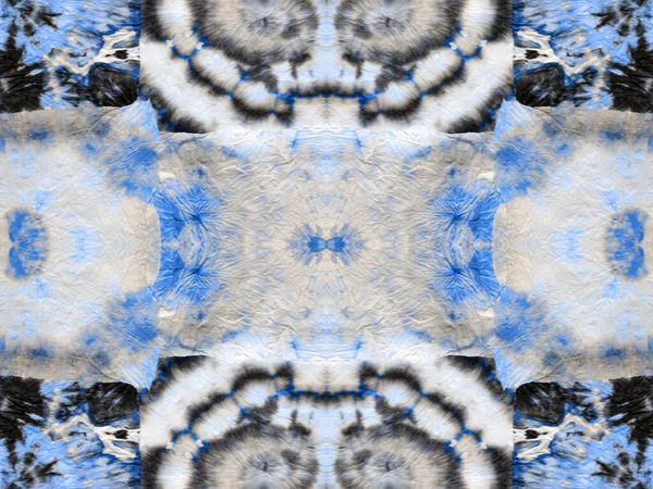 Grijze Naadloze Mark Tie Dye Blue Abstracte Vlek Natte Creatieve — Stockfoto