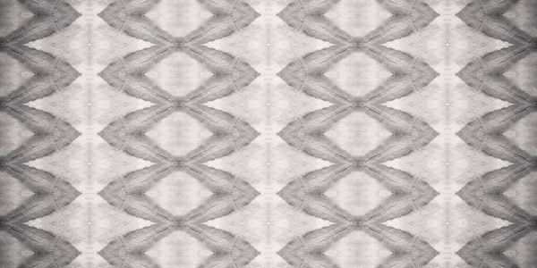 Grau Gefärbtes Textil Grey Geo Print Grau Boho Aquarell Schwarzer — Stockfoto