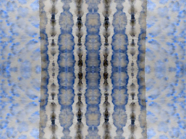 Αρτ Γουότερ Πατς Τέχνη Υδατογραφία Πολύχρωμο Blot Μπλε Αφηρημένο Σημείο — Φωτογραφία Αρχείου