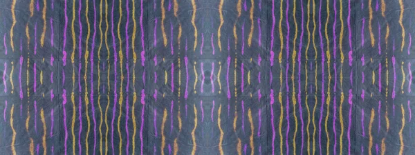 Blue Seamless Spot Ink Rainbow Abstract Pinsel Vorhanden Ethnisch Geometrisches — Stockfoto