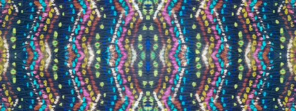 Tie Dye Wash Abstrakte Blume Ethnische Aquarell Gezeichnete Muster Linie — Stockfoto