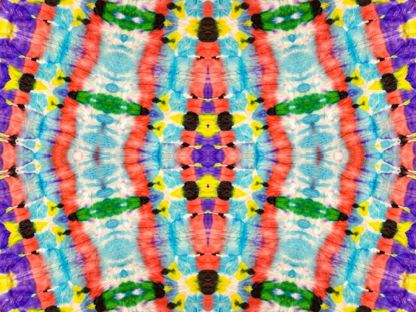 Вимити Абстрактну Пляму Краватка Фарба Рука Абстрактна Губка Вологий Багатокольоровий — стокове фото