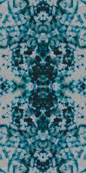 Night Tie Dye Texture Sky Repeterar Chevron Blå Ljus Grunge — Stockfoto