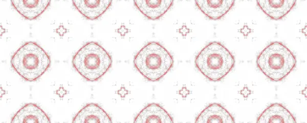 Этнический Отпечаток Розы Геометрический Дизайн Лиссабона Турецкая Геометрическая Плитка Aquarelle — стоковое фото