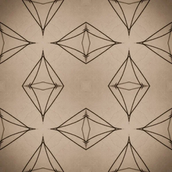 Ornate Paper Scratch Handwerklicher Hintergrund Beige Creme Pattern Vorhanden Line — Stockfoto