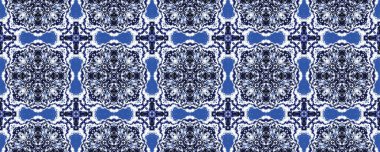 Geleneksel Mavi Kırsal Boya. İndigo Çiçek Batik Boyası. Aquarelle Geometrik Çiçek Yazdırma. Mavi Vintage Mozaik Tasarımı. Türk Geometrik Desen Döşemesi. Kusursuz Sketch 'i süsleyin. Mavi Etnik Boho