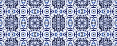 Mavi Amerikan Etnik Boyası. Soyut Geometrik Desen Boho. Mavi Kabile Sonsuz Batik. Türk süsü dokusu. Geometrik Batik Ikat 'ı süsleyin. Donanma Etnik Çiçek Boyası. Mavi Çiçek Döşemesi