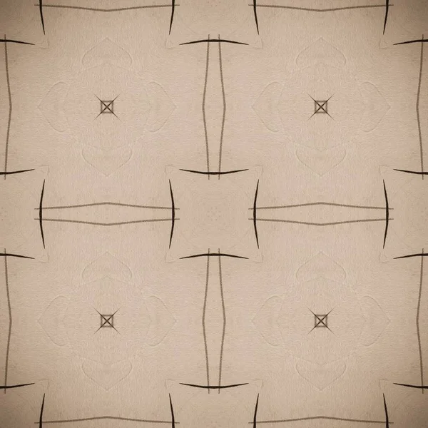 ラインエンドレスペイント 幾何学的幾何学 クレジットの背景 ヴィンテージペンテクスチャ グレーラインデザイン グレー パターン ベージュ エスニック マップ — ストック写真
