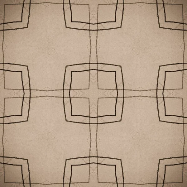 Gray Vintage Paper Gray Soft Pattern Beige Ink Drawing Geometric — Stockfoto